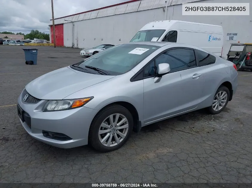 2HGFG3B87CH528405 2012 Honda Civic Ex