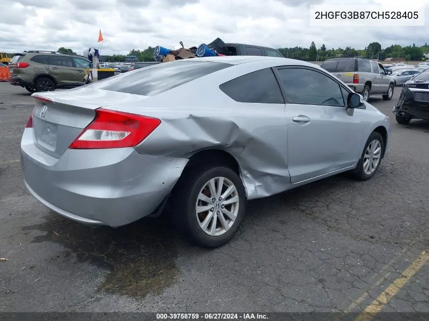 2HGFG3B87CH528405 2012 Honda Civic Ex