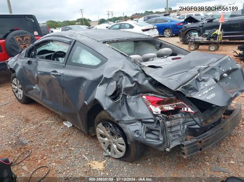 2HGFG3B50CH566189 2012 Honda Civic Lx