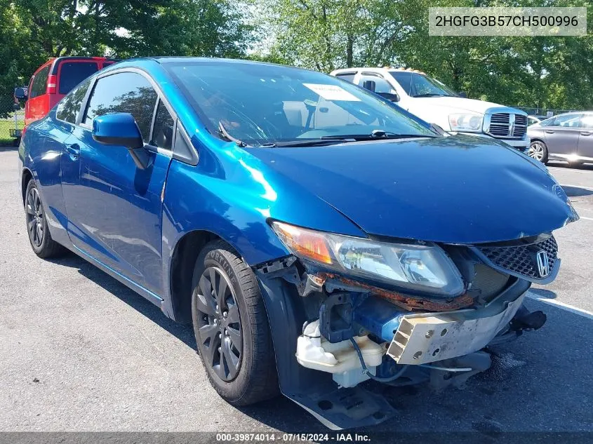 2HGFG3B57CH500996 2012 Honda Civic Lx