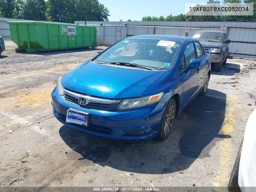 19XFB2F8XCE052034 2012 Honda Civic Ex