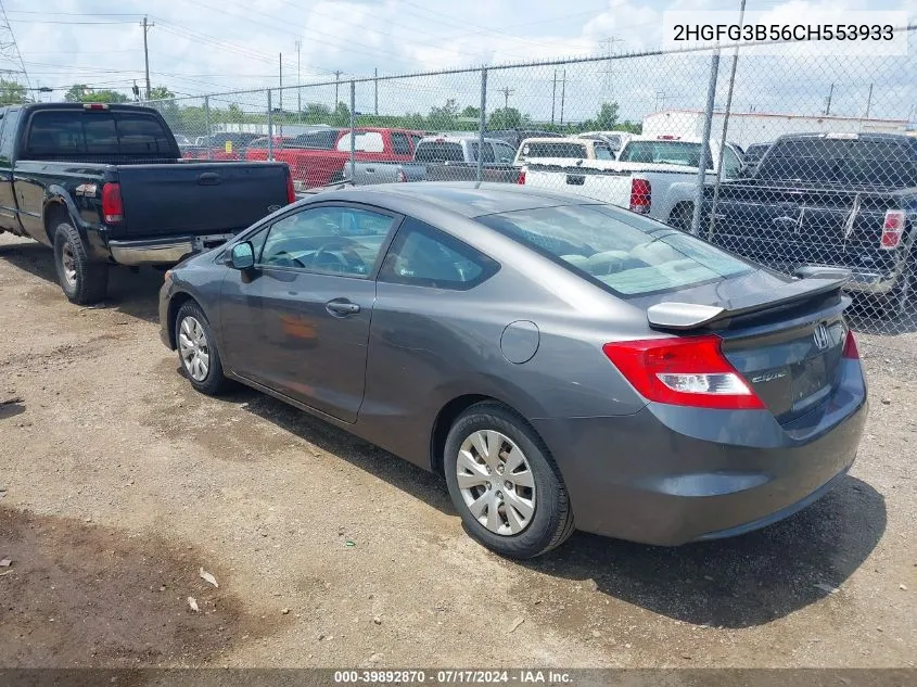 2HGFG3B56CH553933 2012 Honda Civic Lx