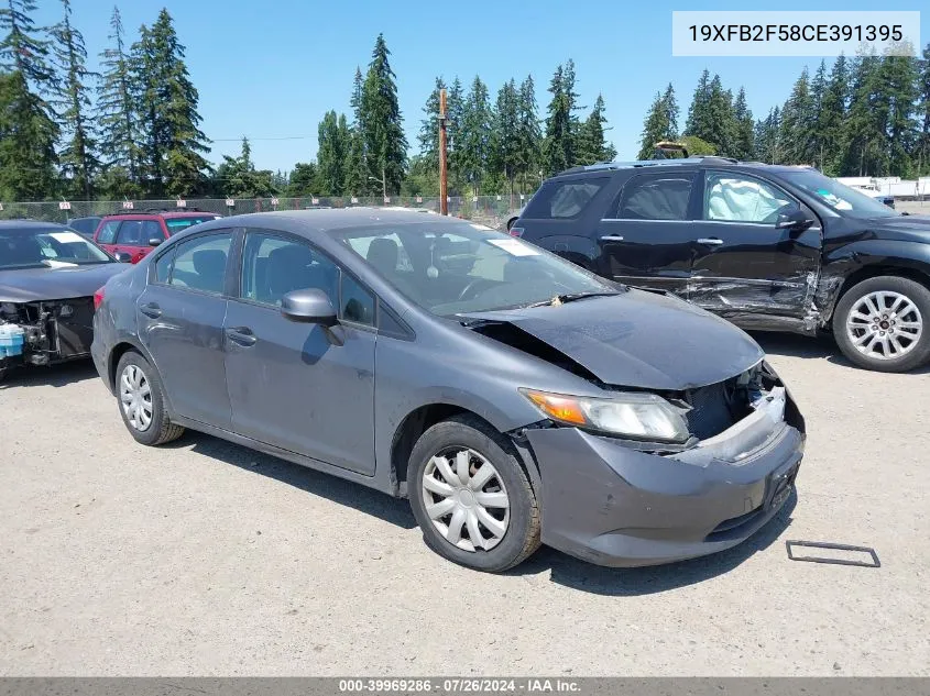 19XFB2F58CE391395 2012 Honda Civic Lx