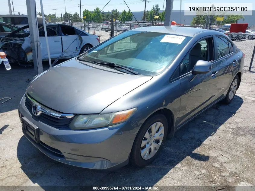 19XFB2F59CE354100 2012 Honda Civic Lx