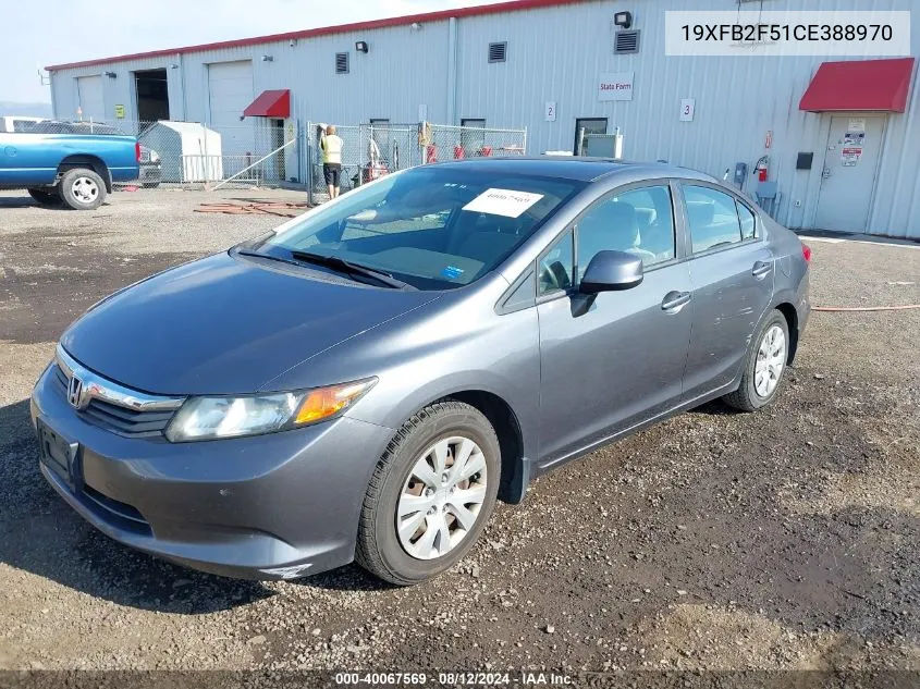 19XFB2F51CE388970 2012 Honda Civic Lx