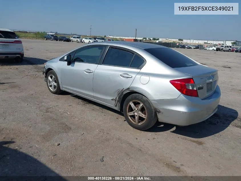 19XFB2F5XCE349021 2012 Honda Civic Lx