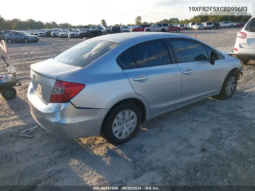 19XFB2F5XCE099683 2012 Honda Civic Lx