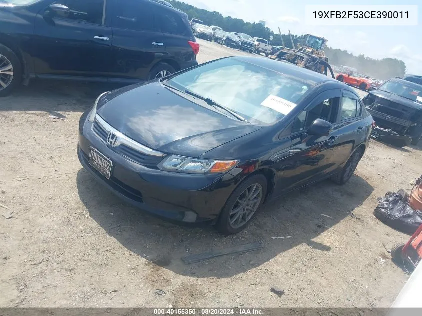 19XFB2F53CE390011 2012 Honda Civic Lx