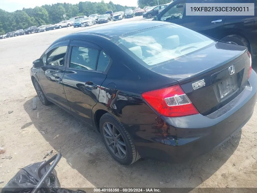 19XFB2F53CE390011 2012 Honda Civic Lx