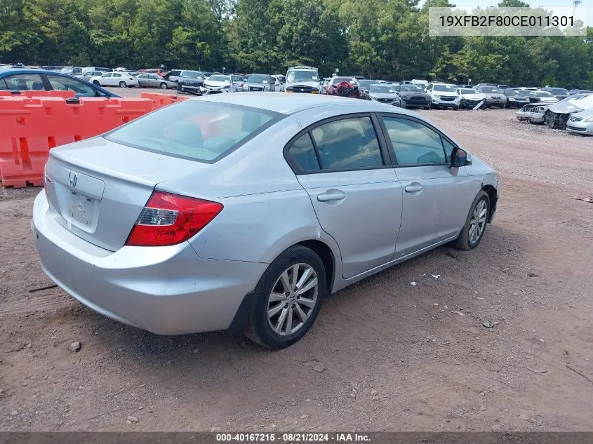 19XFB2F80CE011301 2012 Honda Civic Ex