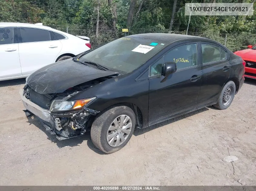 19XFB2F54CE109821 2012 Honda Civic Lx