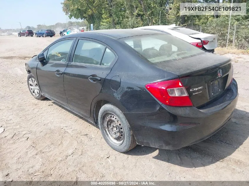 19XFB2F54CE109821 2012 Honda Civic Lx