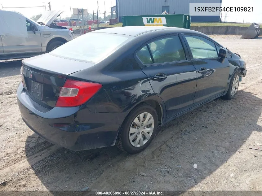 19XFB2F54CE109821 2012 Honda Civic Lx