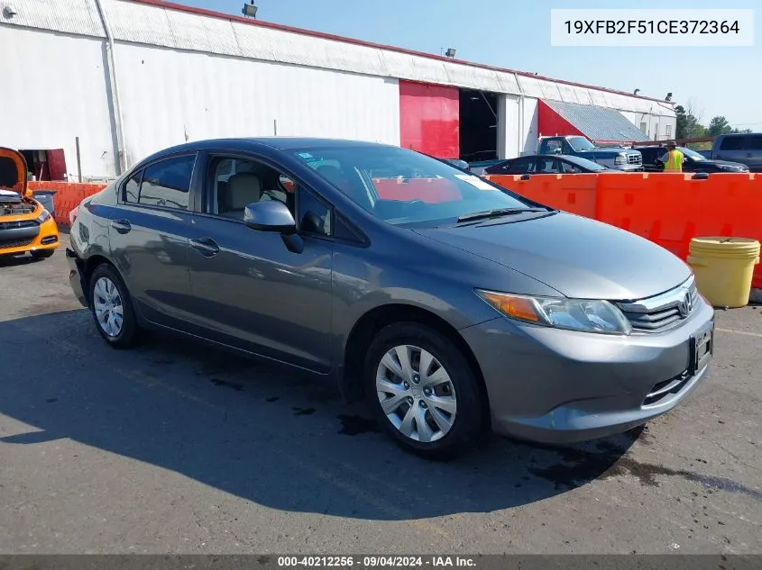 19XFB2F51CE372364 2012 Honda Civic Lx