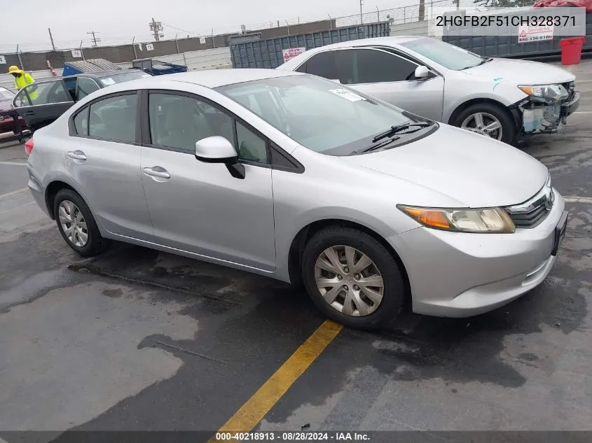 2HGFB2F51CH328371 2012 Honda Civic Lx