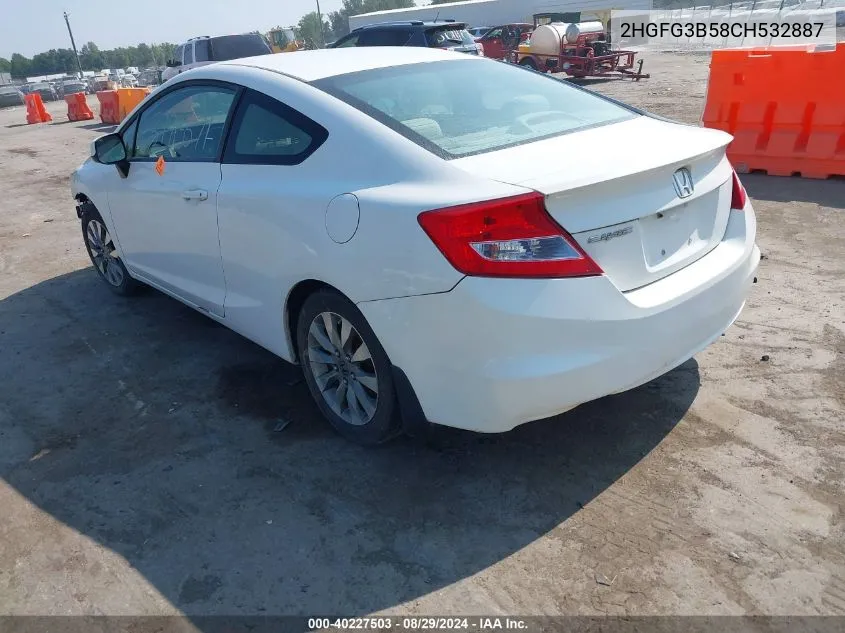 2HGFG3B58CH532887 2012 Honda Civic Lx