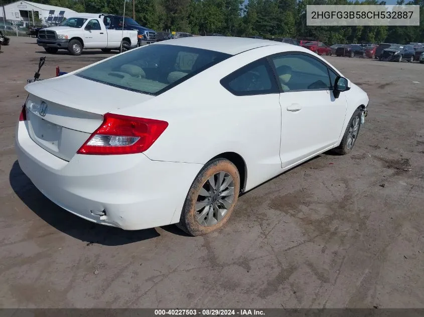 2HGFG3B58CH532887 2012 Honda Civic Lx