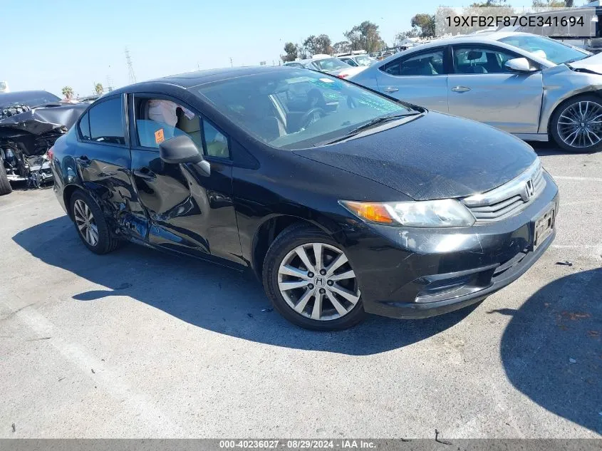 19XFB2F87CE341694 2012 Honda Civic Ex