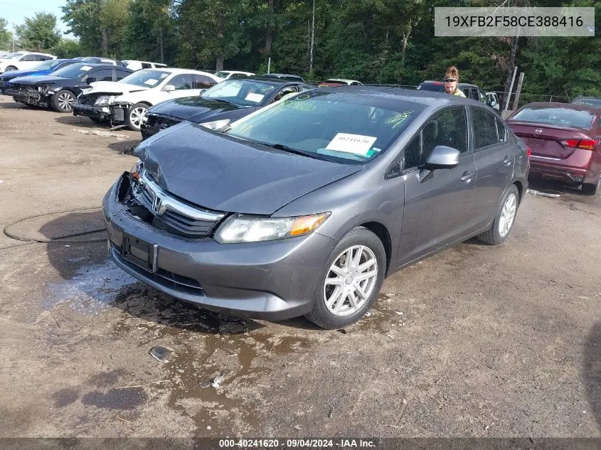 19XFB2F58CE388416 2012 Honda Civic Lx