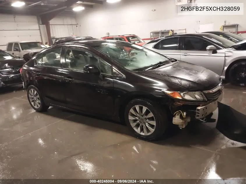 2HGFB2F5XCH328059 2012 Honda Civic Lx