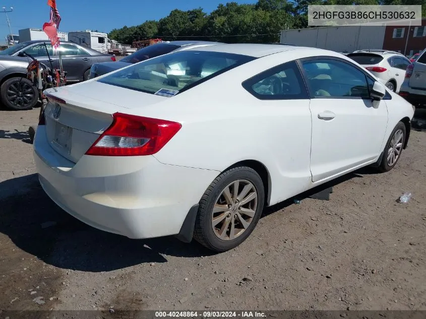 2HGFG3B86CH530632 2012 Honda Civic Ex