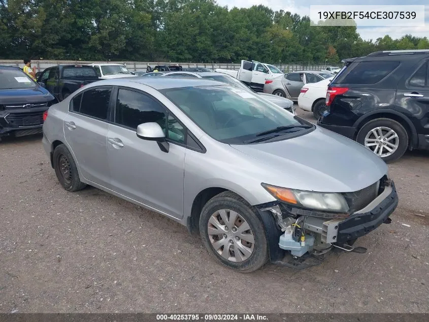 19XFB2F54CE307539 2012 Honda Civic Lx