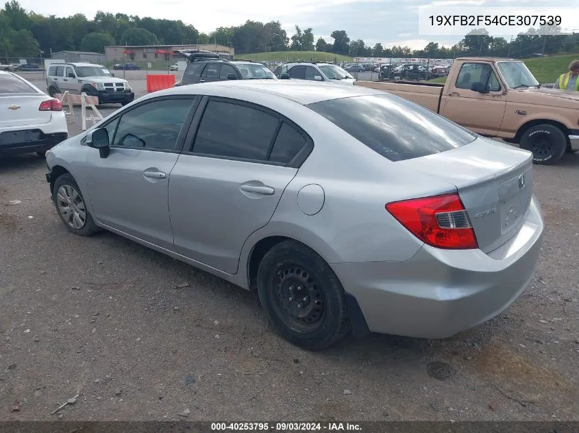 19XFB2F54CE307539 2012 Honda Civic Lx