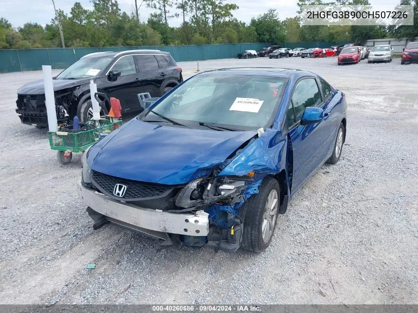 2HGFG3B90CH507226 2012 Honda Civic Exl