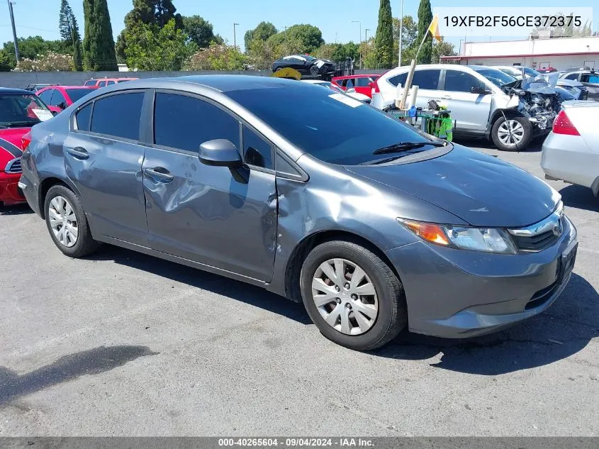 19XFB2F56CE372375 2012 Honda Civic Lx