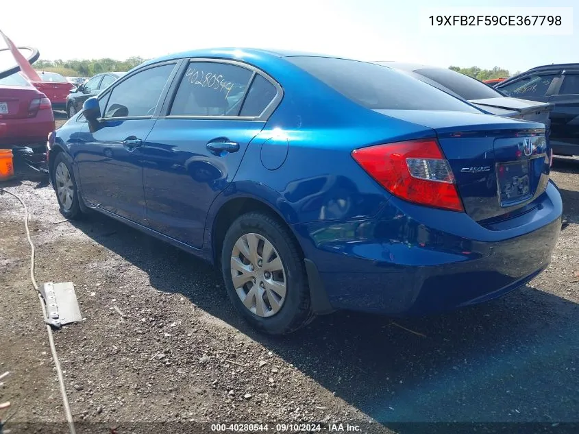 19XFB2F59CE367798 2012 Honda Civic Lx