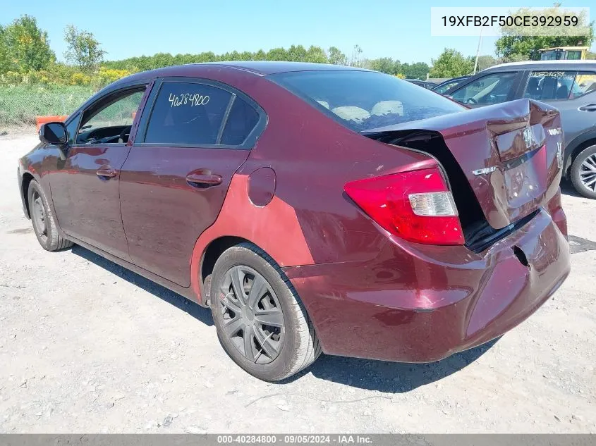 19XFB2F50CE392959 2012 Honda Civic Lx