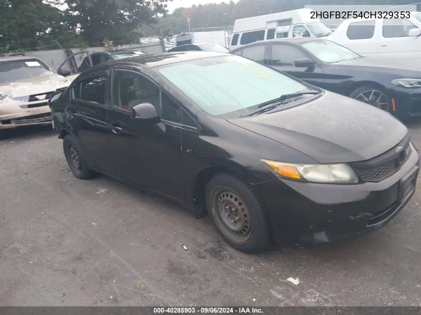 2HGFB2F54CH329353 2012 Honda Civic Lx