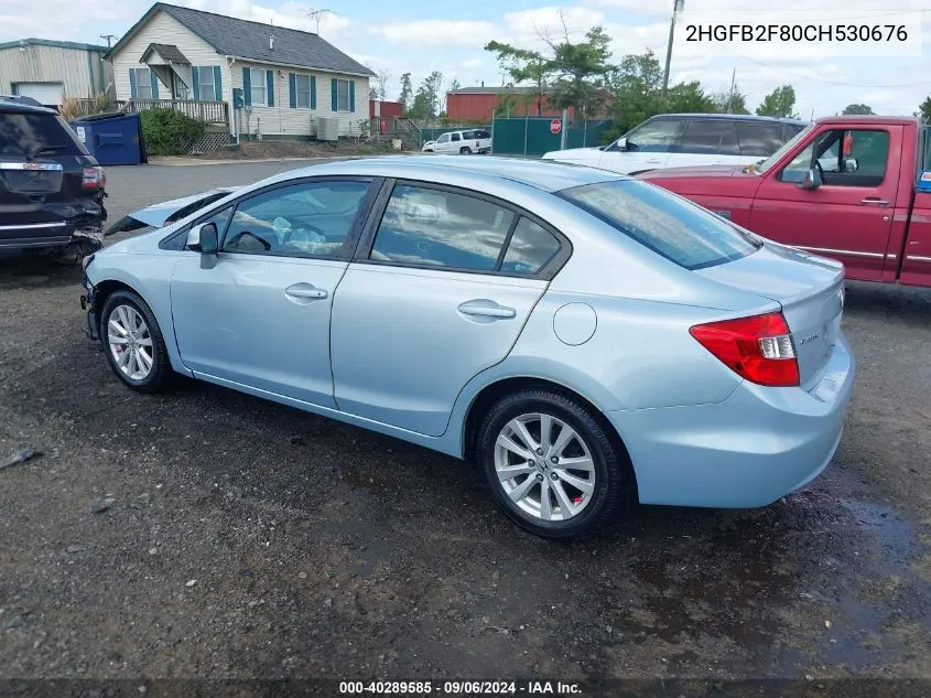 2HGFB2F80CH530676 2012 Honda Civic Ex