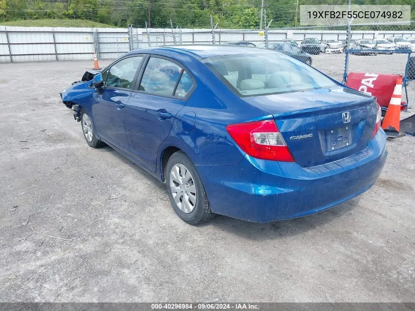 19XFB2F55CE074982 2012 Honda Civic Lx