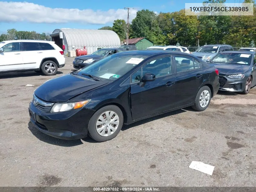 19XFB2F56CE338985 2012 Honda Civic Lx