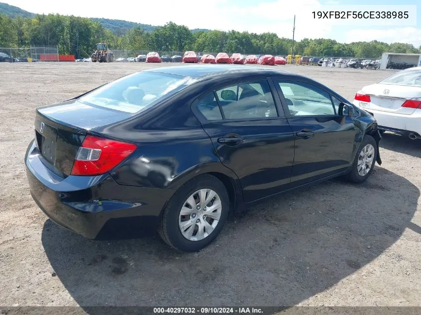 19XFB2F56CE338985 2012 Honda Civic Lx