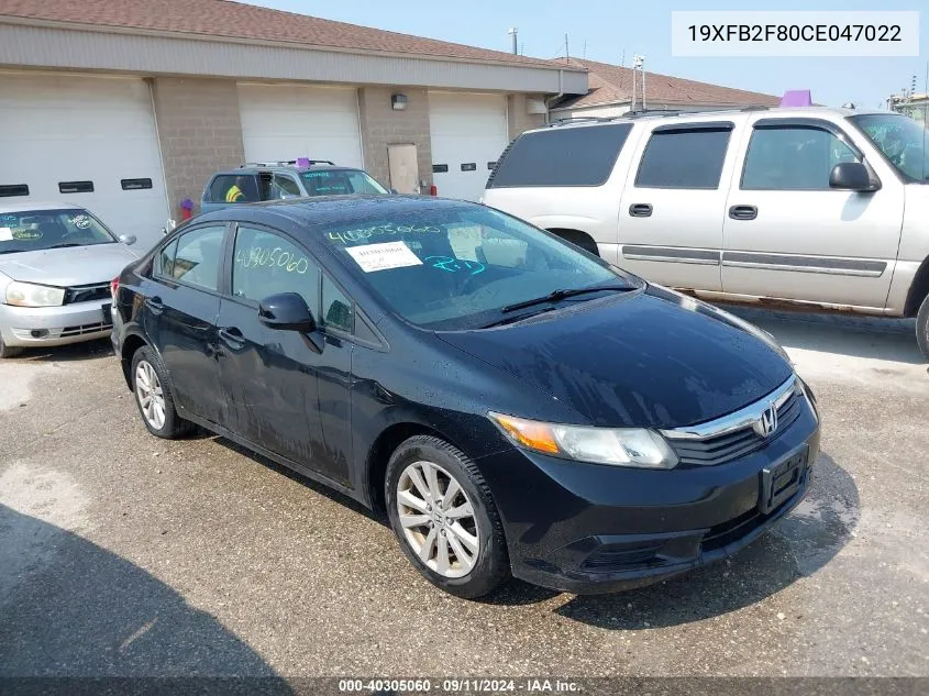 19XFB2F80CE047022 2012 Honda Civic Ex