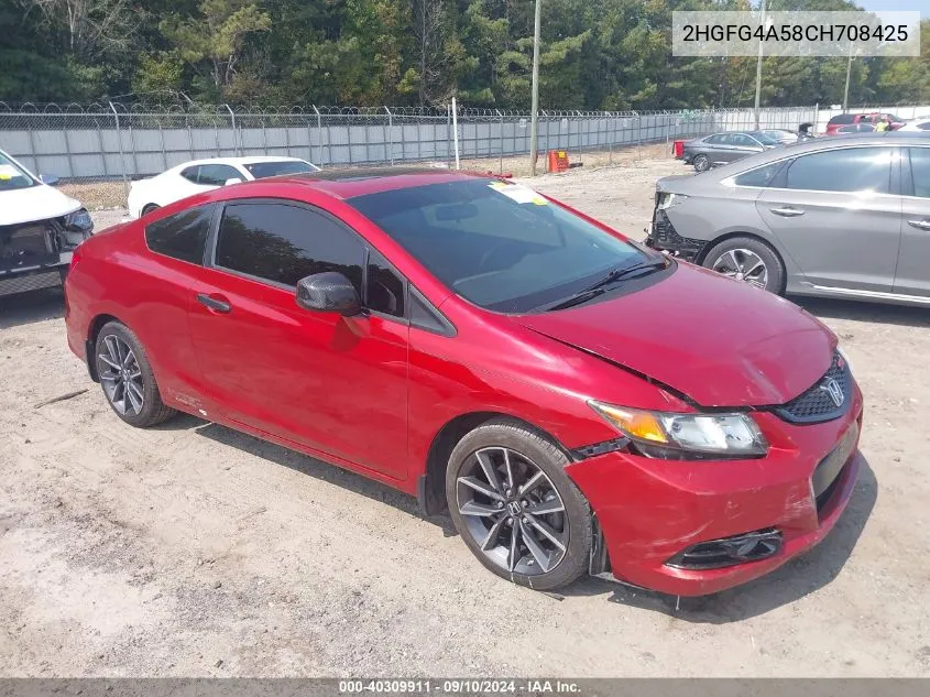 2HGFG4A58CH708425 2012 Honda Civic Si