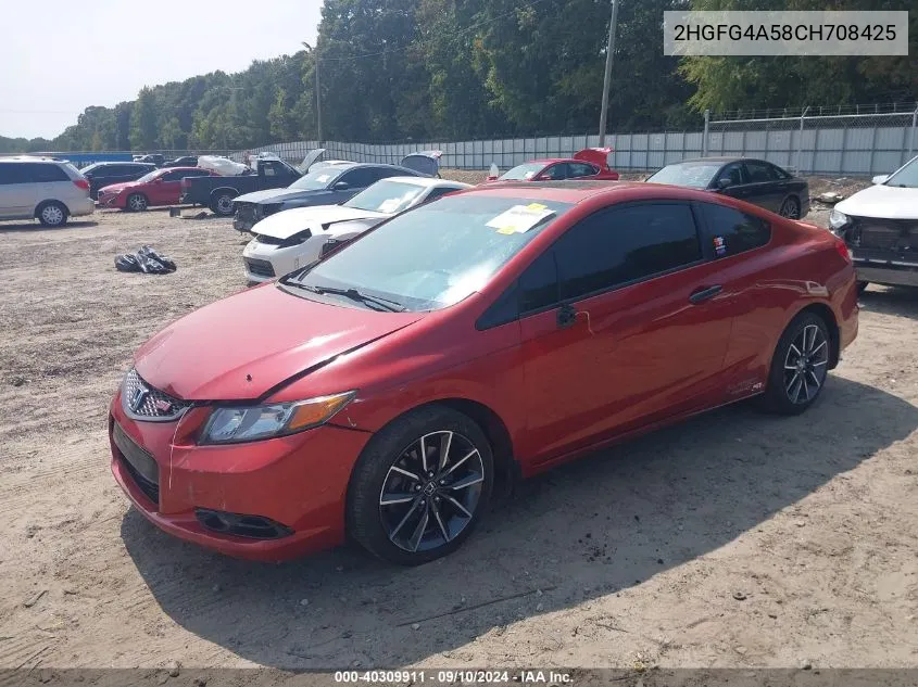 2HGFG4A58CH708425 2012 Honda Civic Si