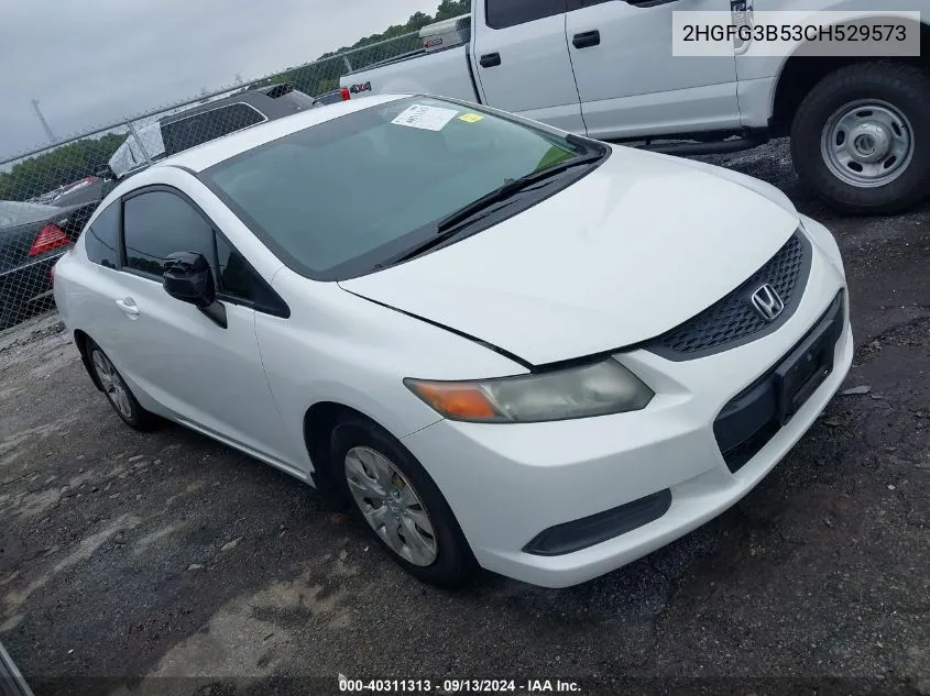 2HGFG3B53CH529573 2012 Honda Civic Lx