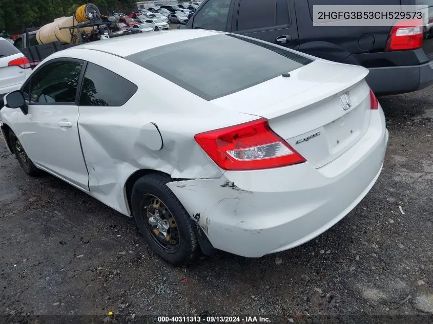 2HGFG3B53CH529573 2012 Honda Civic Lx