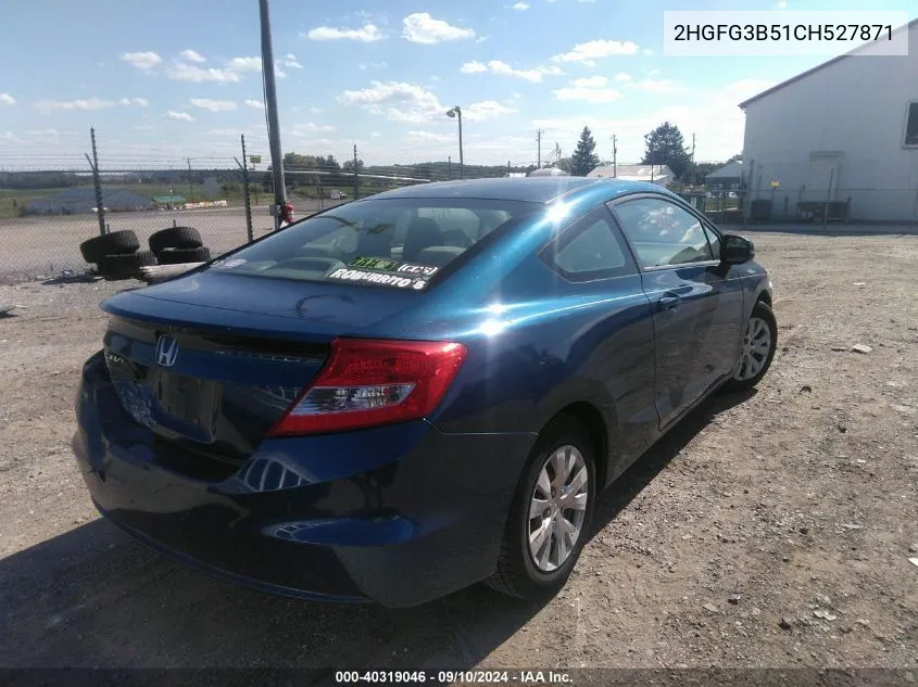 2HGFG3B51CH527871 2012 Honda Civic Lx