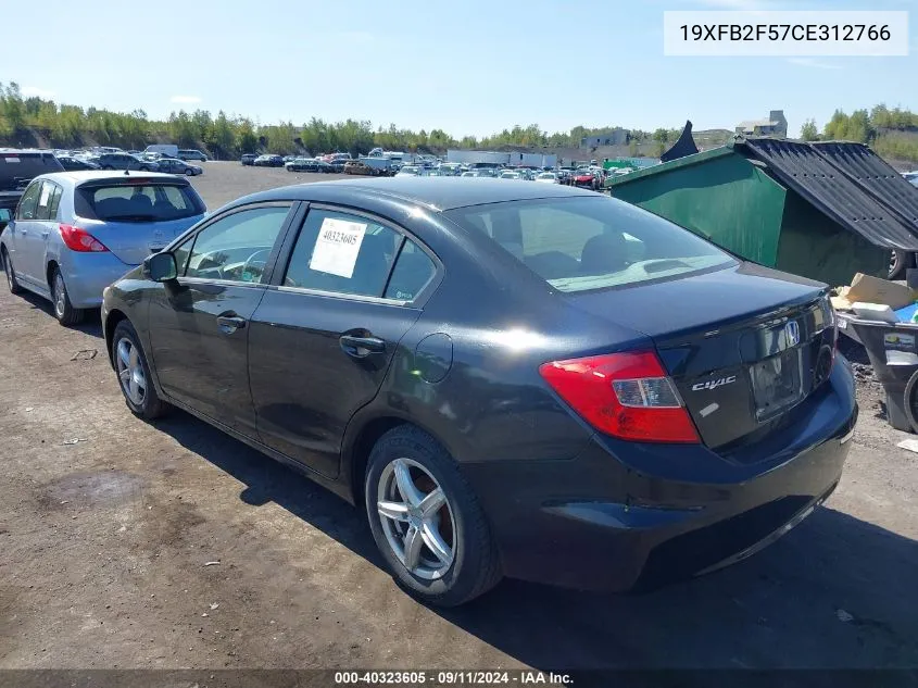 19XFB2F57CE312766 2012 Honda Civic Lx