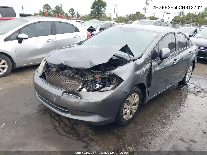 2HGFB2F50CH313702 2012 Honda Civic Lx