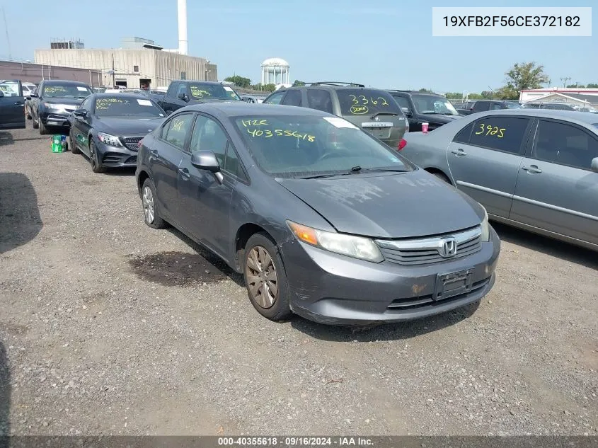 19XFB2F56CE372182 2012 Honda Civic Lx