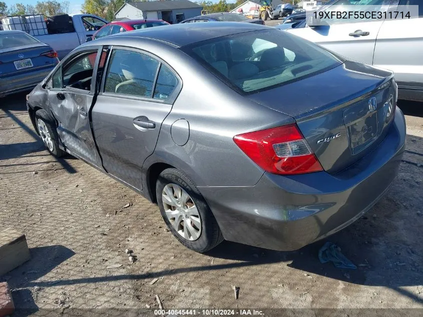 2012 Honda Civic Lx VIN: 19XFB2F55CE311714 Lot: 40545441