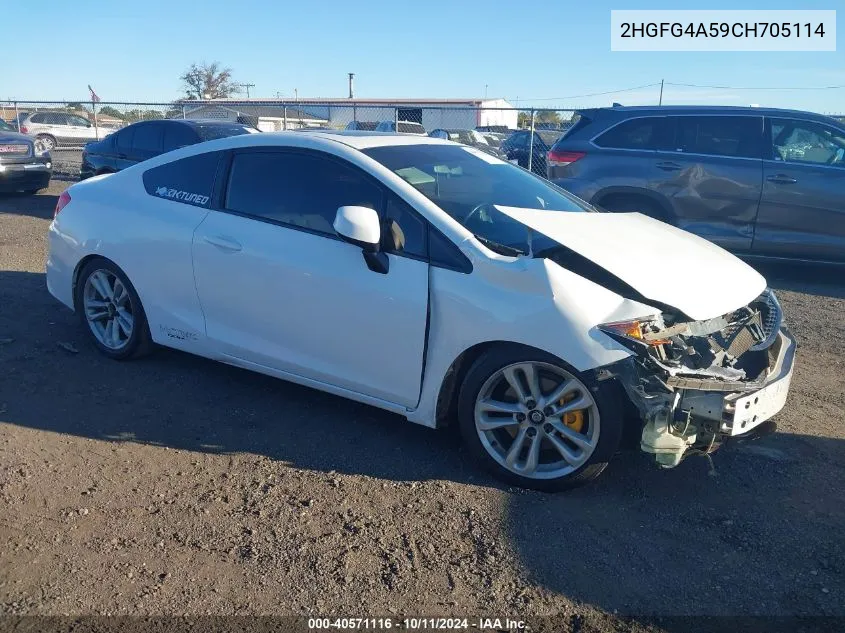 2HGFG4A59CH705114 2012 Honda Civic Si