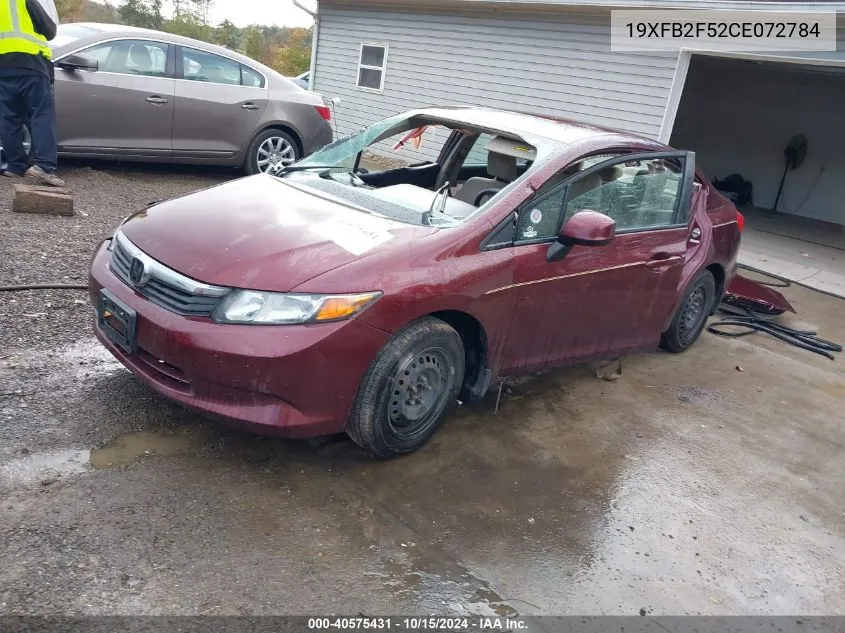 19XFB2F52CE072784 2012 Honda Civic Lx