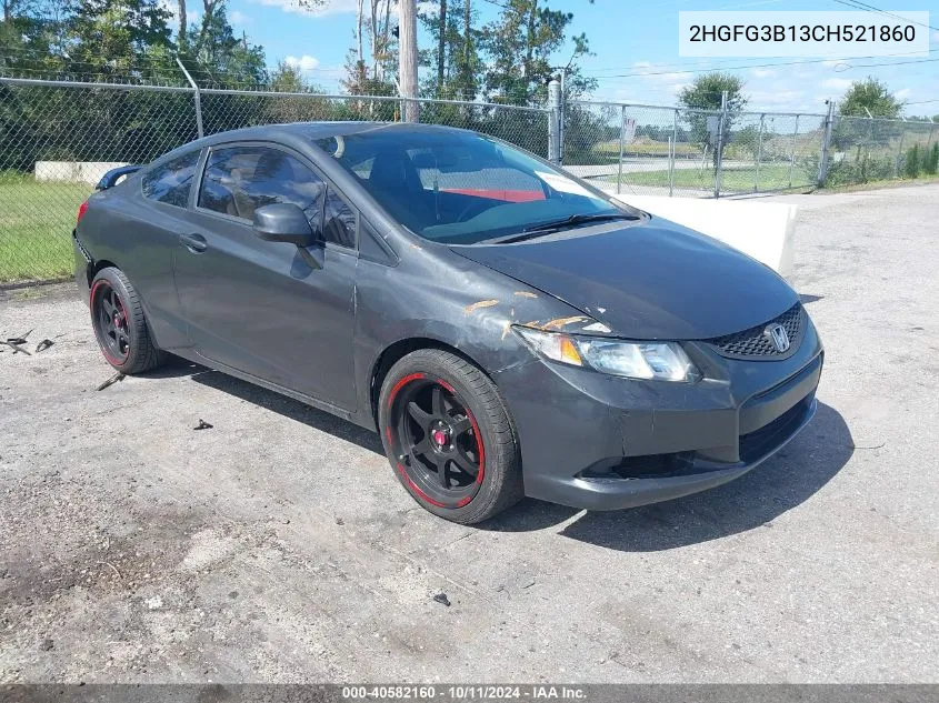 2HGFG3B13CH521860 2012 Honda Civic Ex-L