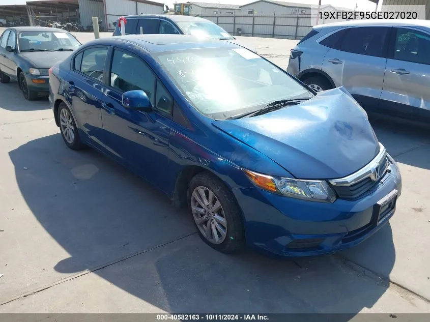 19XFB2F95CE027020 2012 Honda Civic Ex-L